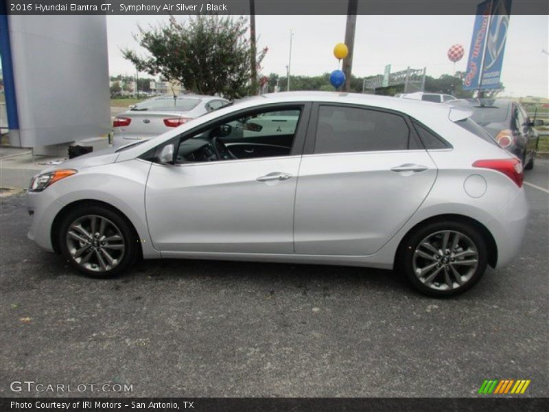 Symphony Air Silver / Black 2016 Hyundai Elantra GT