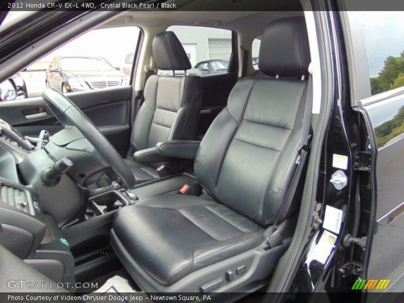 Crystal Black Pearl / Black 2012 Honda CR-V EX-L 4WD