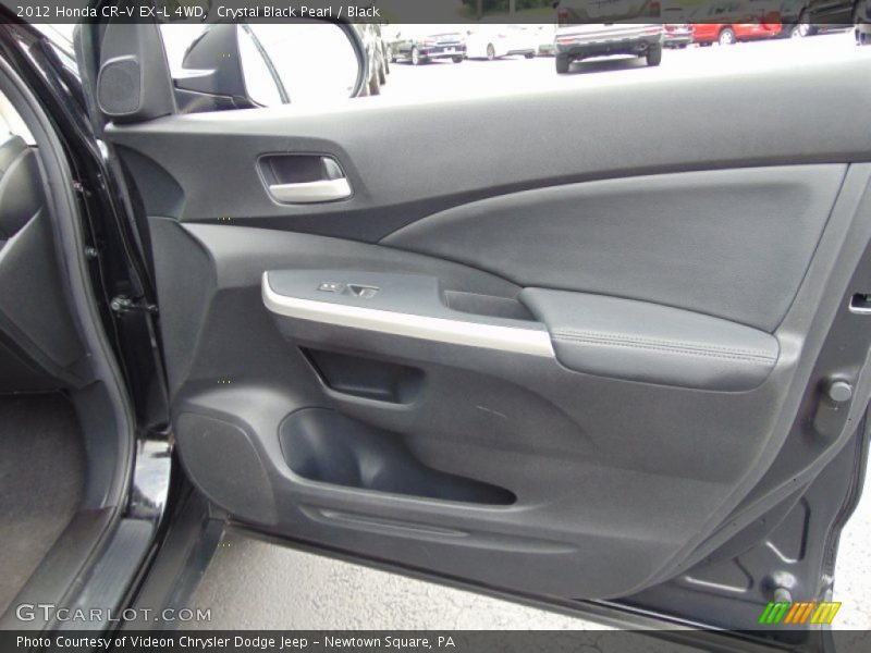 Crystal Black Pearl / Black 2012 Honda CR-V EX-L 4WD