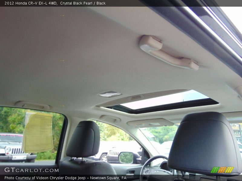 Crystal Black Pearl / Black 2012 Honda CR-V EX-L 4WD