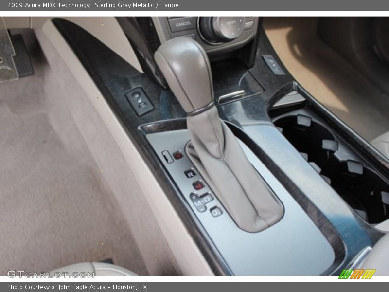 Sterling Gray Metallic / Taupe 2009 Acura MDX Technology