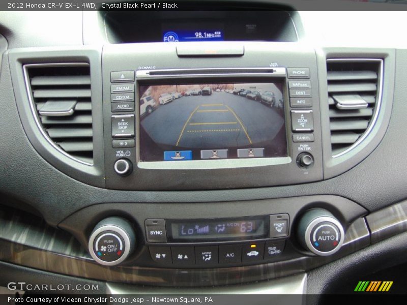 Crystal Black Pearl / Black 2012 Honda CR-V EX-L 4WD