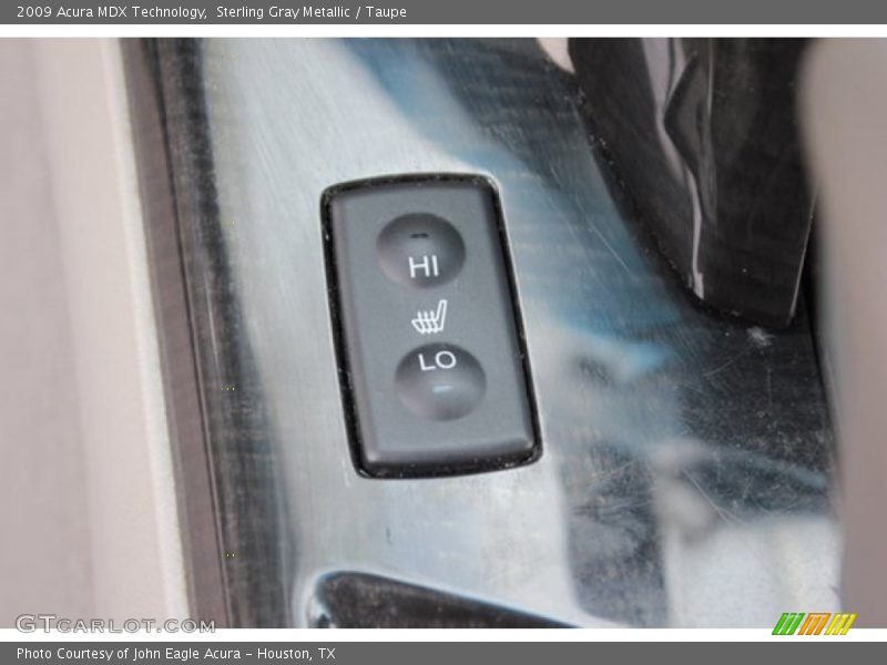 Sterling Gray Metallic / Taupe 2009 Acura MDX Technology
