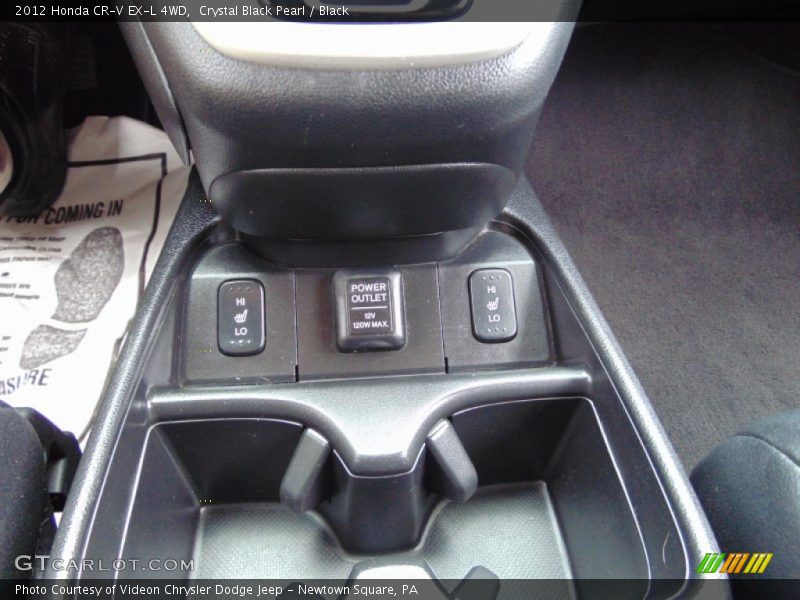 Crystal Black Pearl / Black 2012 Honda CR-V EX-L 4WD