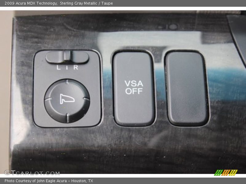 Sterling Gray Metallic / Taupe 2009 Acura MDX Technology
