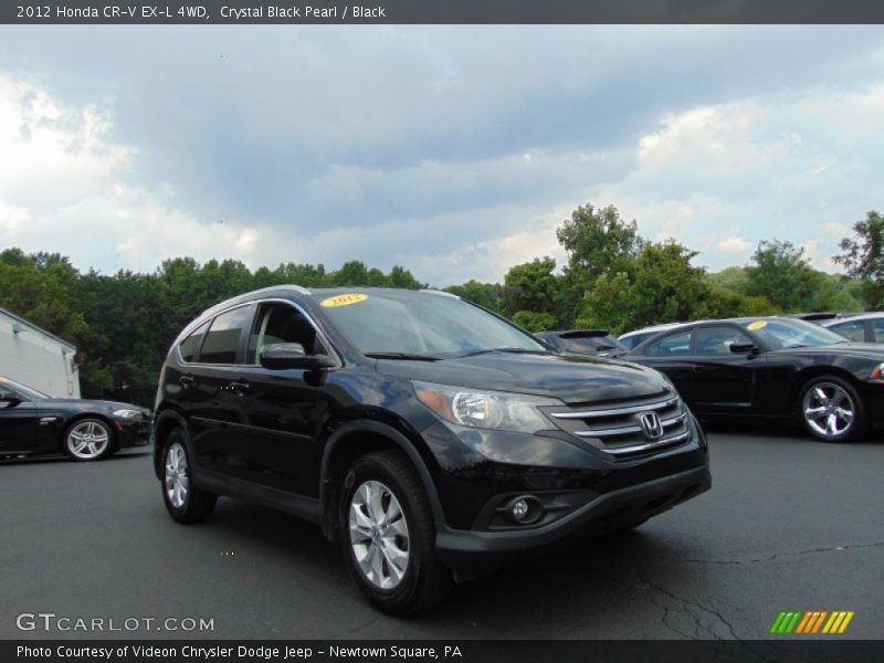 Crystal Black Pearl / Black 2012 Honda CR-V EX-L 4WD