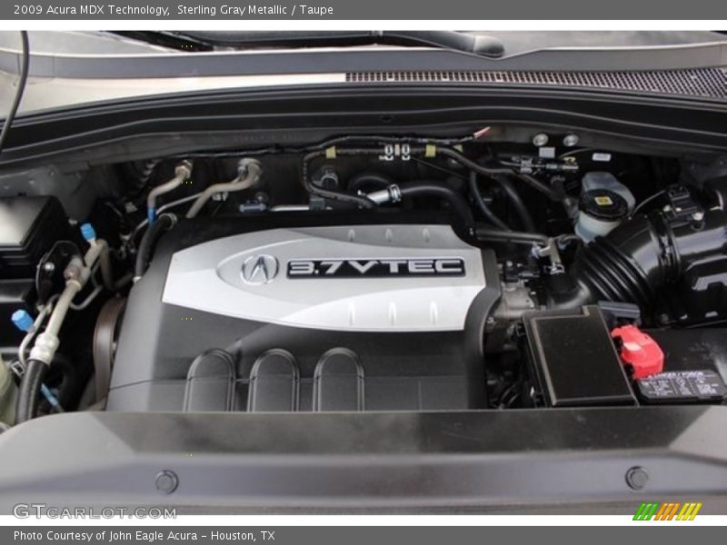 Sterling Gray Metallic / Taupe 2009 Acura MDX Technology