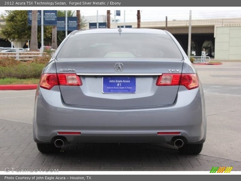 Forged Silver Metallic / Ebony 2012 Acura TSX Technology Sedan