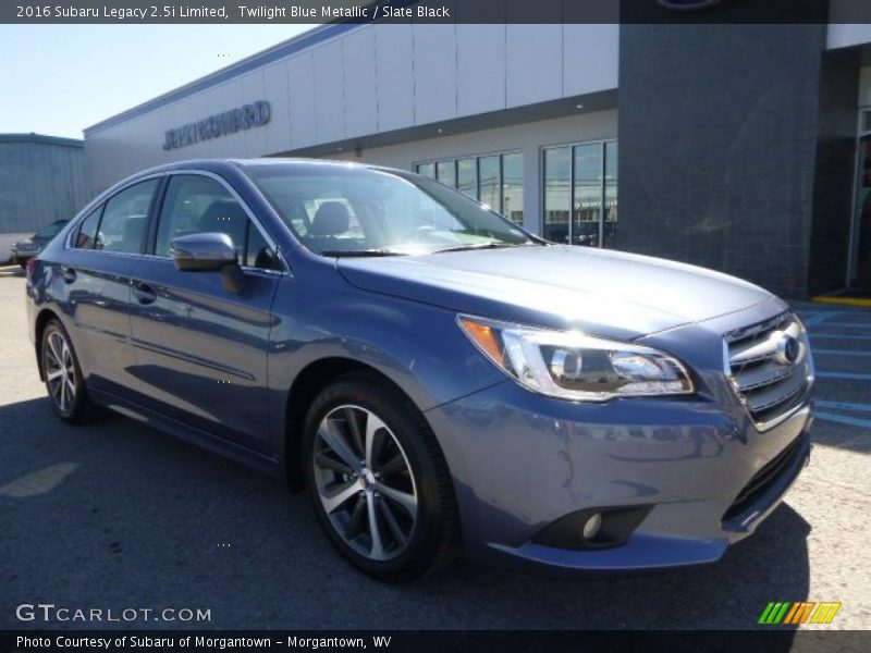 Twilight Blue Metallic / Slate Black 2016 Subaru Legacy 2.5i Limited