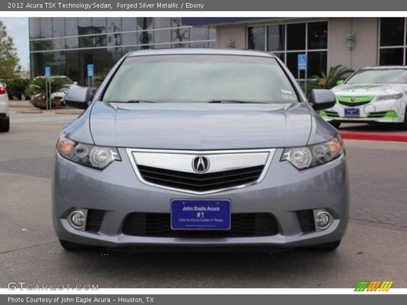 Forged Silver Metallic / Ebony 2012 Acura TSX Technology Sedan