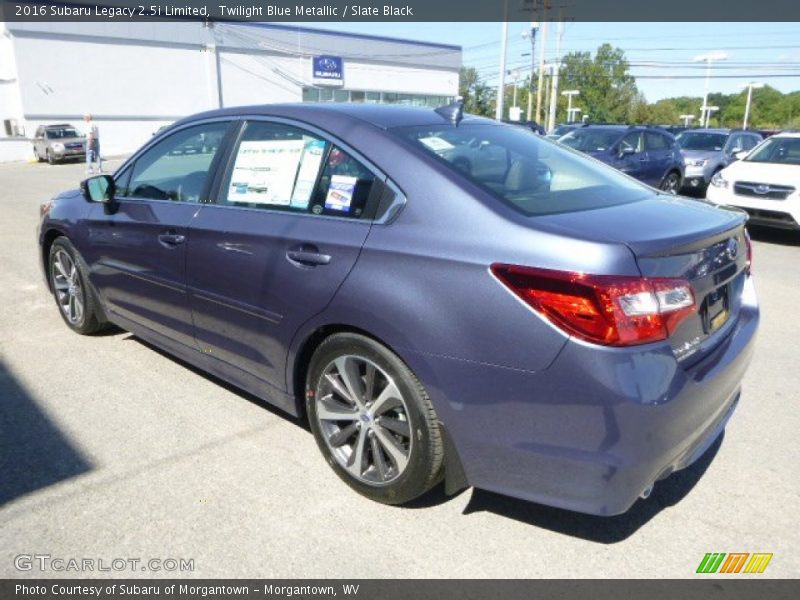 Twilight Blue Metallic / Slate Black 2016 Subaru Legacy 2.5i Limited