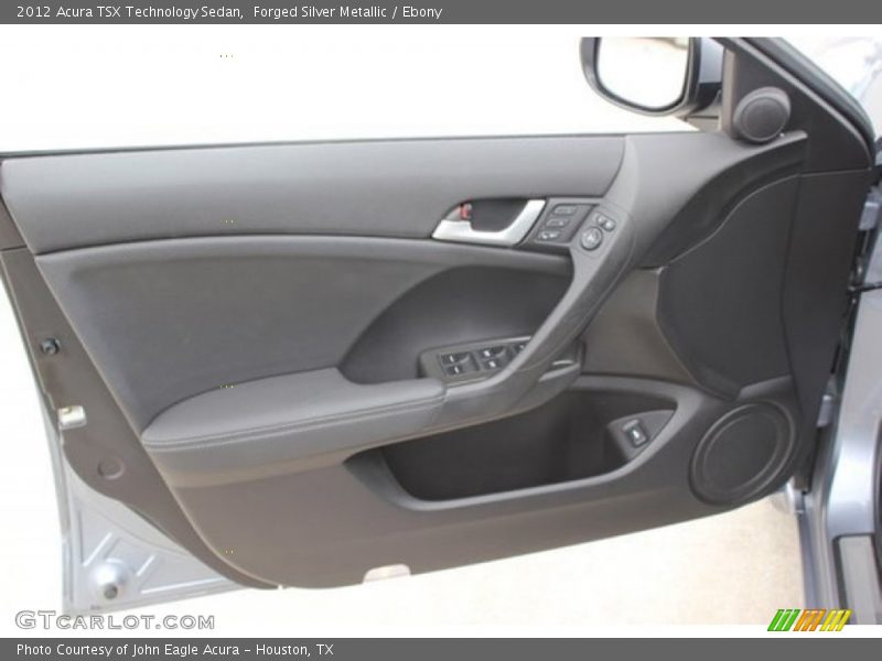 Forged Silver Metallic / Ebony 2012 Acura TSX Technology Sedan