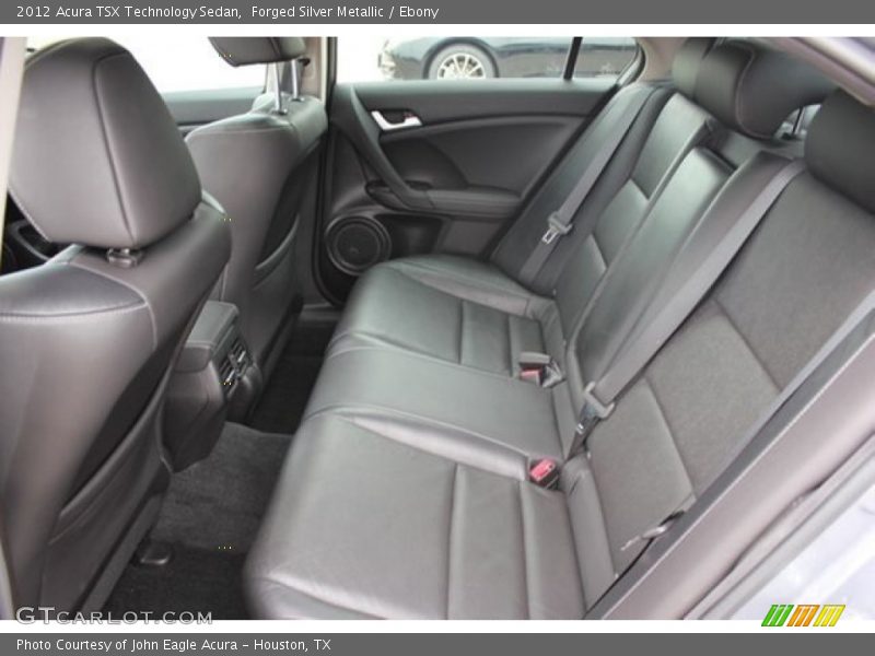Forged Silver Metallic / Ebony 2012 Acura TSX Technology Sedan