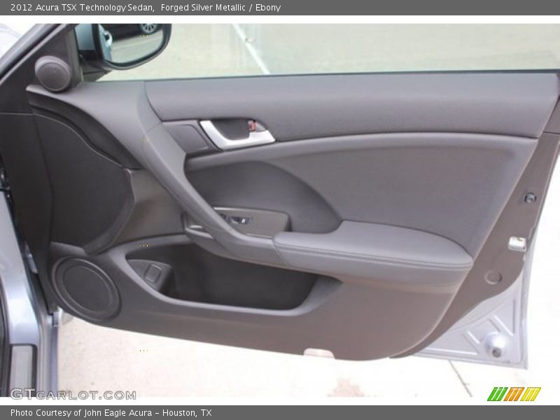 Forged Silver Metallic / Ebony 2012 Acura TSX Technology Sedan