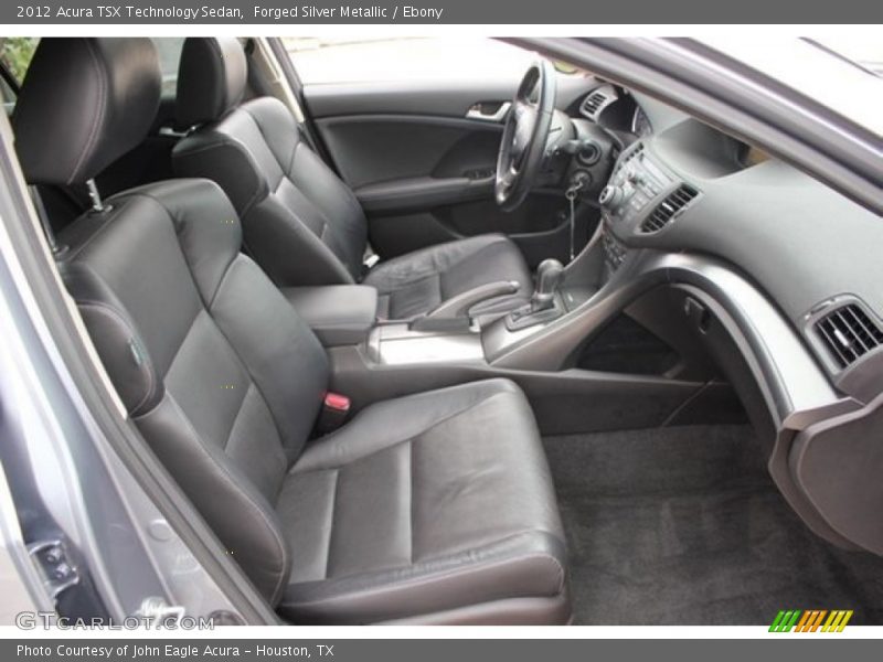 Forged Silver Metallic / Ebony 2012 Acura TSX Technology Sedan