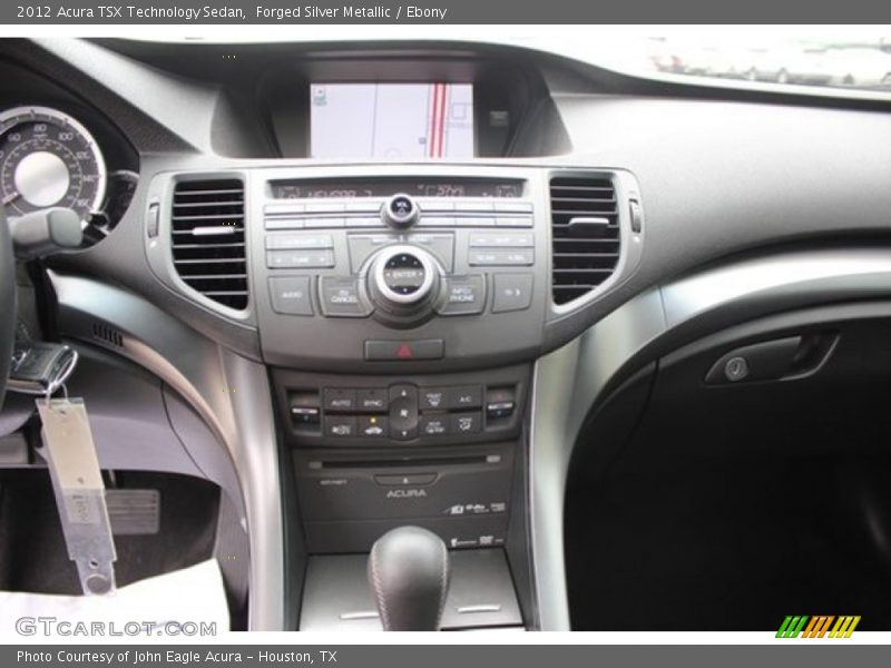 Forged Silver Metallic / Ebony 2012 Acura TSX Technology Sedan