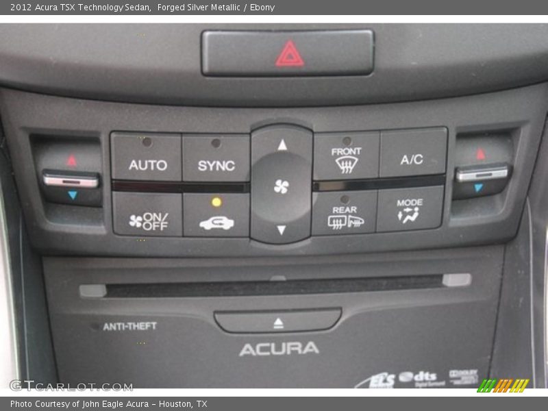 Forged Silver Metallic / Ebony 2012 Acura TSX Technology Sedan