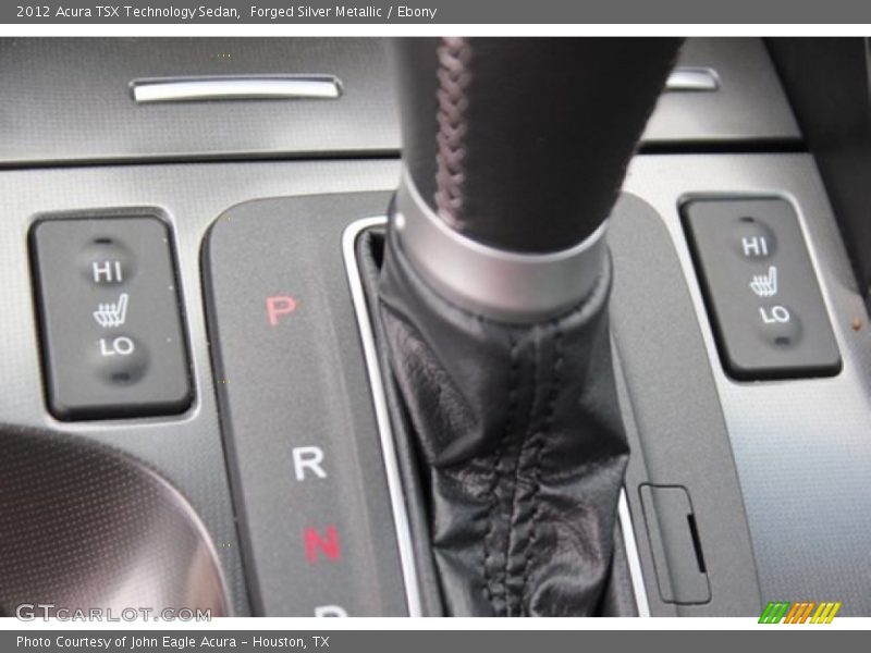 Forged Silver Metallic / Ebony 2012 Acura TSX Technology Sedan