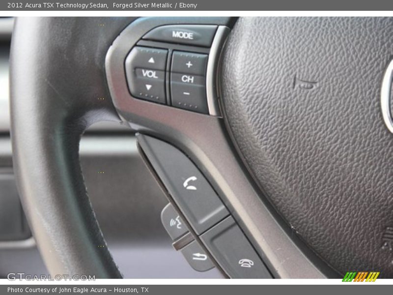 Forged Silver Metallic / Ebony 2012 Acura TSX Technology Sedan