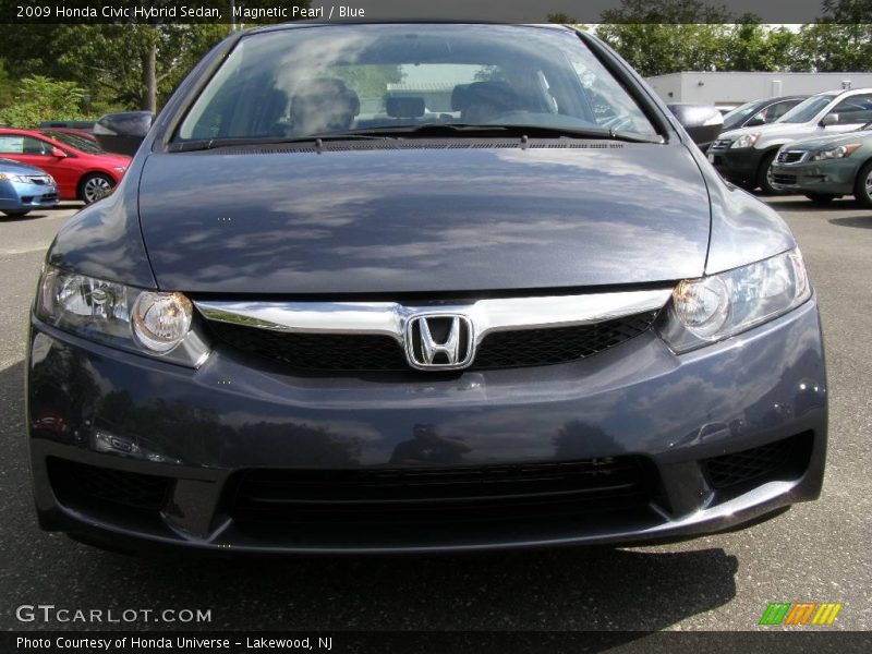 Magnetic Pearl / Blue 2009 Honda Civic Hybrid Sedan