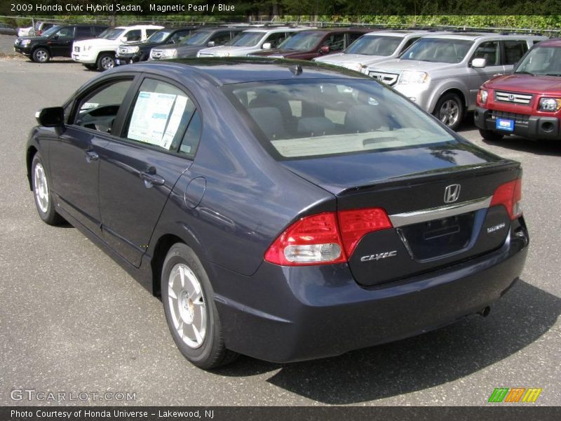 Magnetic Pearl / Blue 2009 Honda Civic Hybrid Sedan