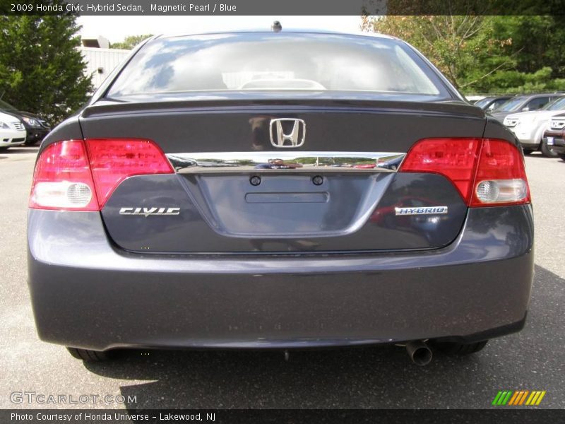Magnetic Pearl / Blue 2009 Honda Civic Hybrid Sedan