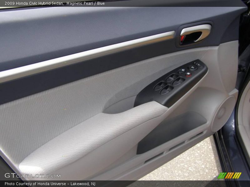 Magnetic Pearl / Blue 2009 Honda Civic Hybrid Sedan