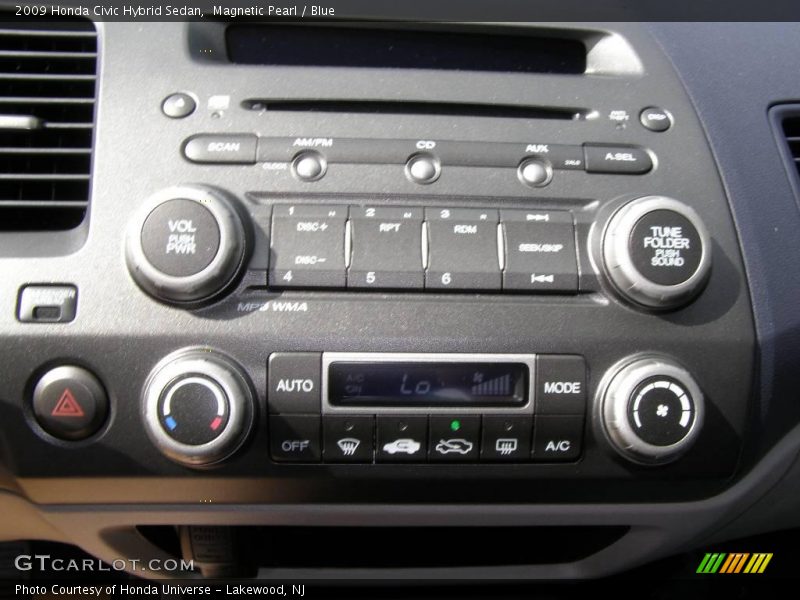 Magnetic Pearl / Blue 2009 Honda Civic Hybrid Sedan