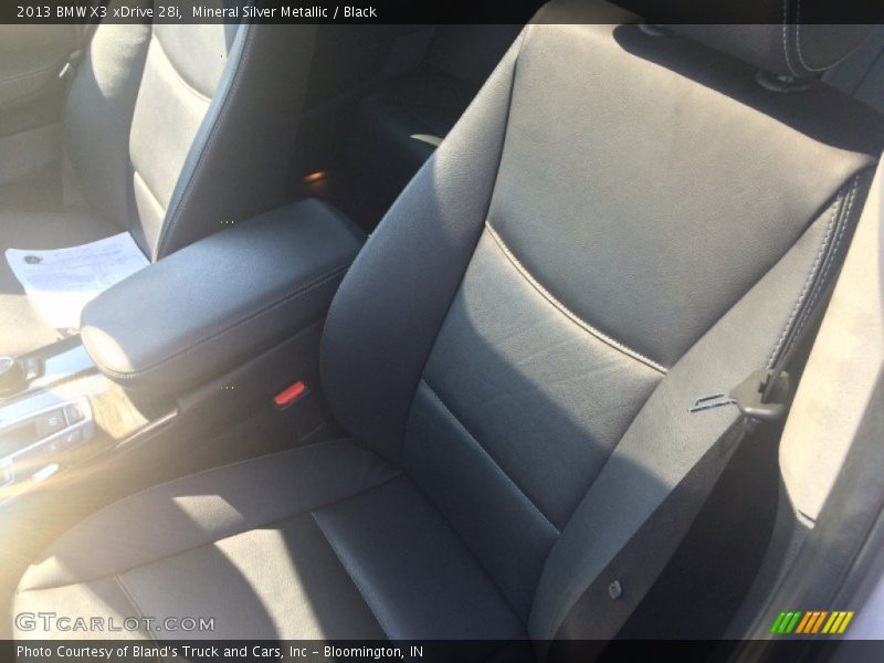 Mineral Silver Metallic / Black 2013 BMW X3 xDrive 28i