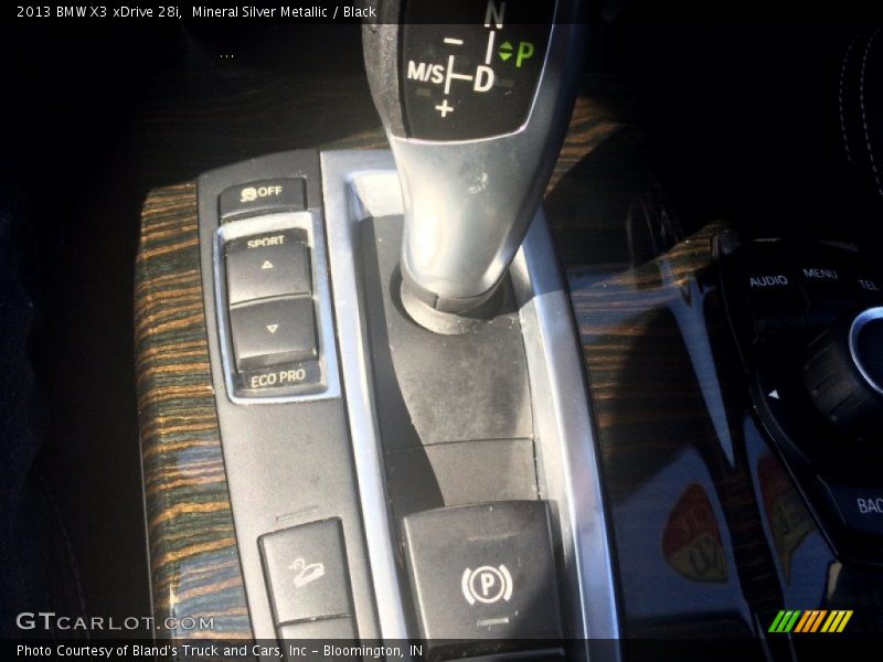 Mineral Silver Metallic / Black 2013 BMW X3 xDrive 28i