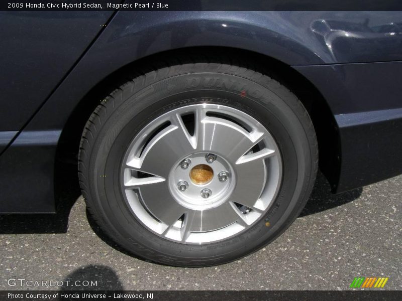Magnetic Pearl / Blue 2009 Honda Civic Hybrid Sedan