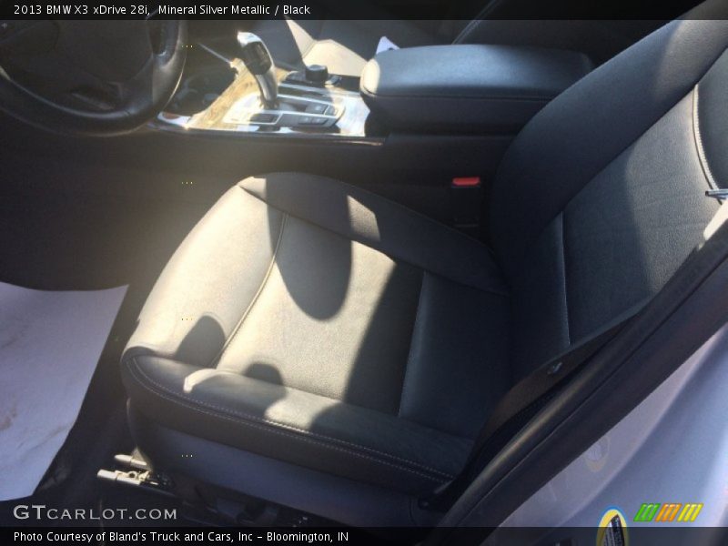Mineral Silver Metallic / Black 2013 BMW X3 xDrive 28i