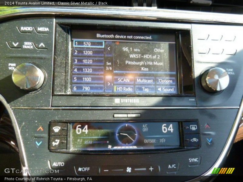 Classic Silver Metallic / Black 2014 Toyota Avalon Limited