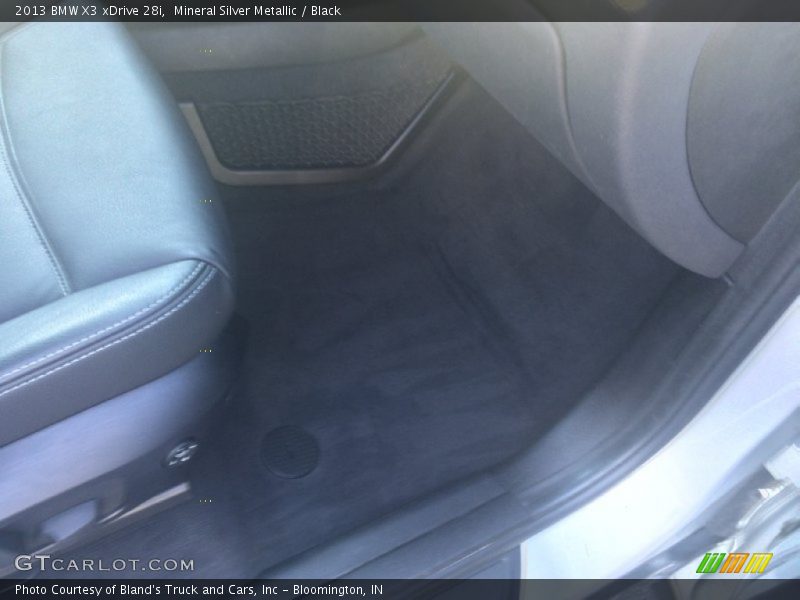 Mineral Silver Metallic / Black 2013 BMW X3 xDrive 28i