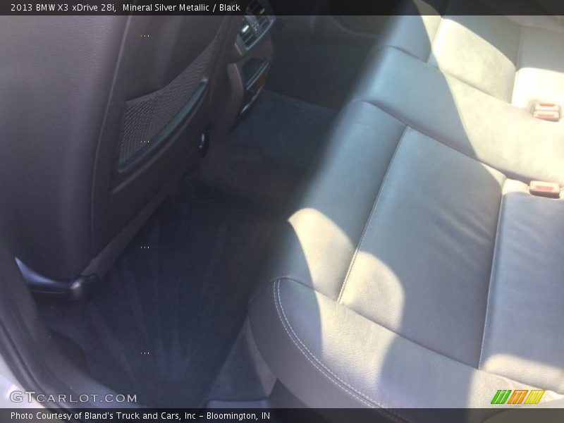 Mineral Silver Metallic / Black 2013 BMW X3 xDrive 28i