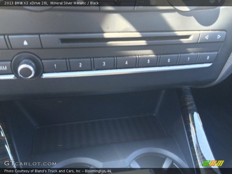 Mineral Silver Metallic / Black 2013 BMW X3 xDrive 28i