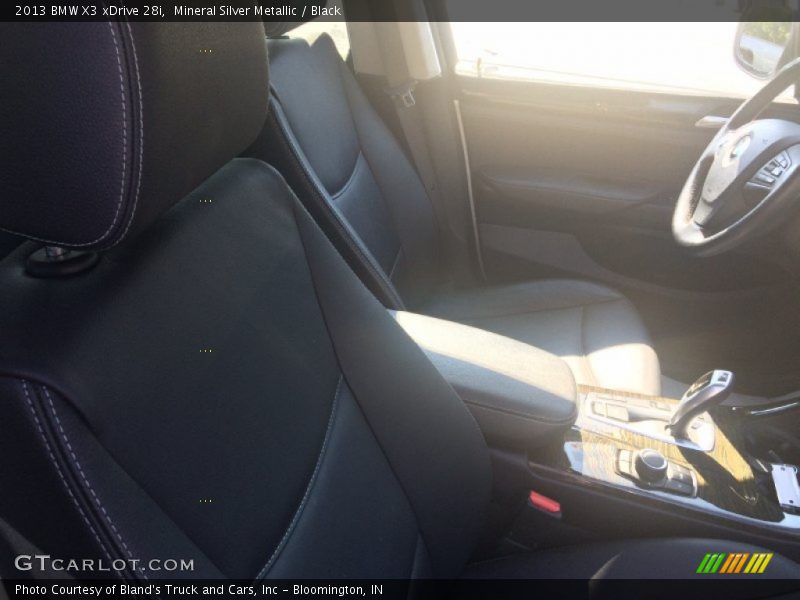 Mineral Silver Metallic / Black 2013 BMW X3 xDrive 28i