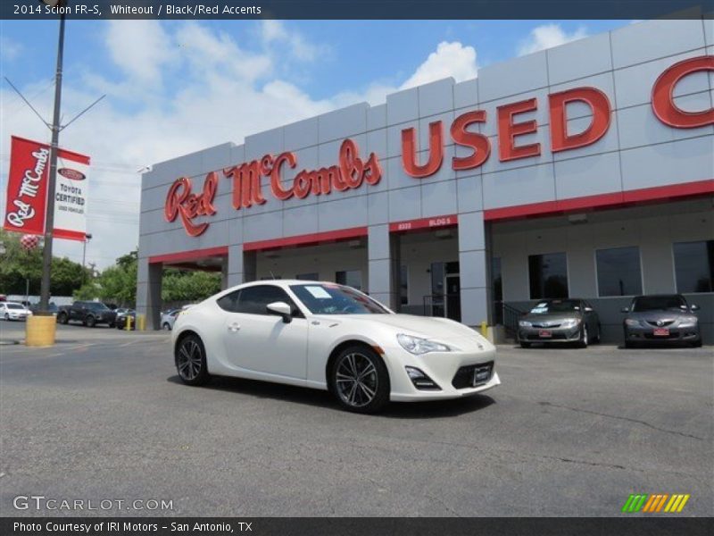 Whiteout / Black/Red Accents 2014 Scion FR-S