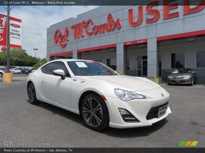 Whiteout / Black/Red Accents 2014 Scion FR-S