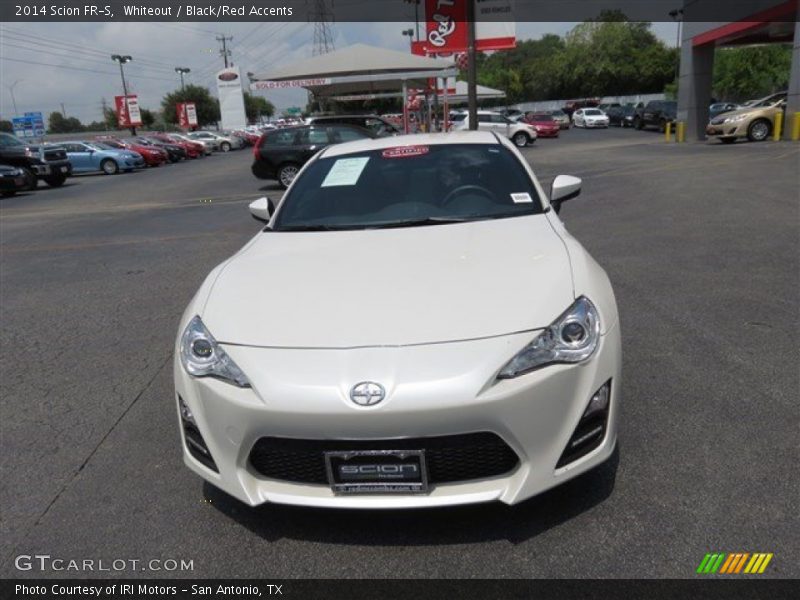 Whiteout / Black/Red Accents 2014 Scion FR-S