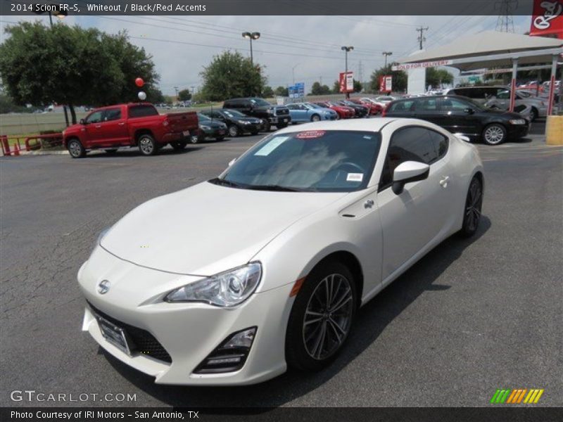 Whiteout / Black/Red Accents 2014 Scion FR-S