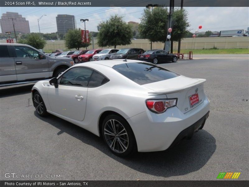 Whiteout / Black/Red Accents 2014 Scion FR-S