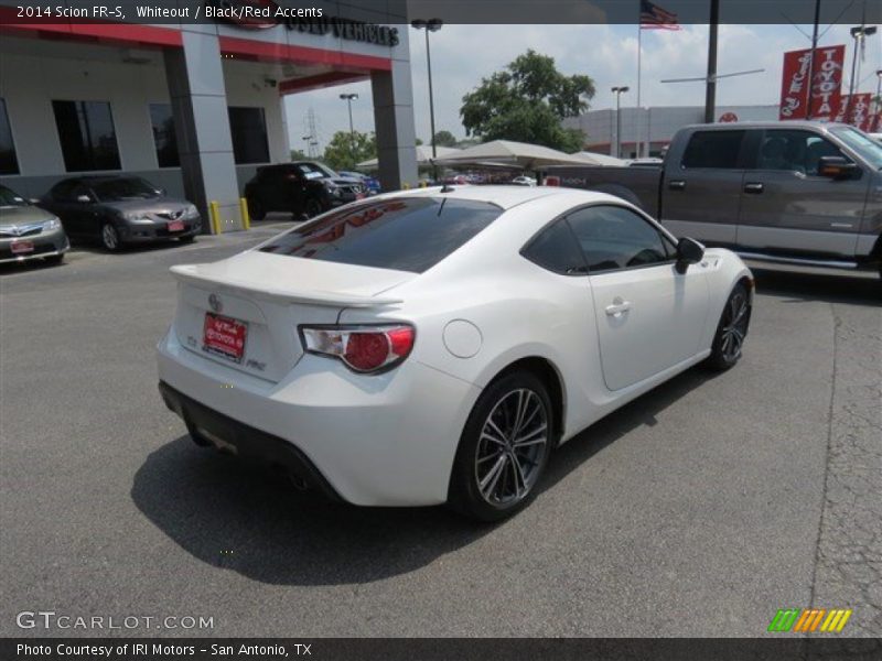 Whiteout / Black/Red Accents 2014 Scion FR-S