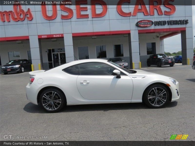 Whiteout / Black/Red Accents 2014 Scion FR-S