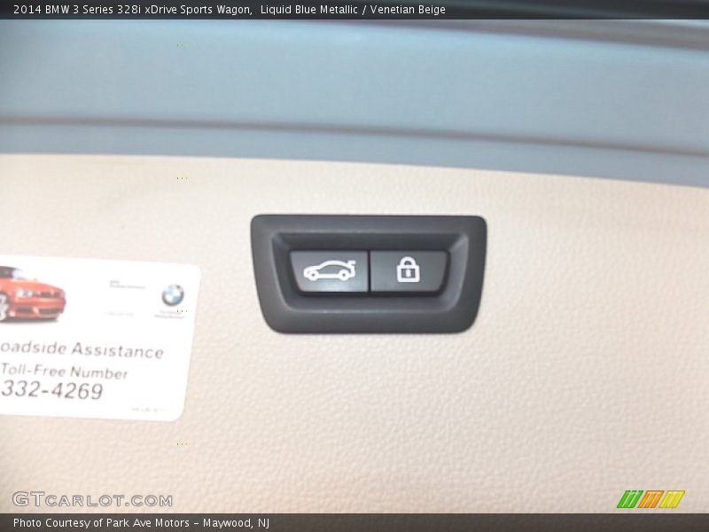 Liquid Blue Metallic / Venetian Beige 2014 BMW 3 Series 328i xDrive Sports Wagon