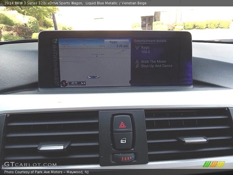 Liquid Blue Metallic / Venetian Beige 2014 BMW 3 Series 328i xDrive Sports Wagon