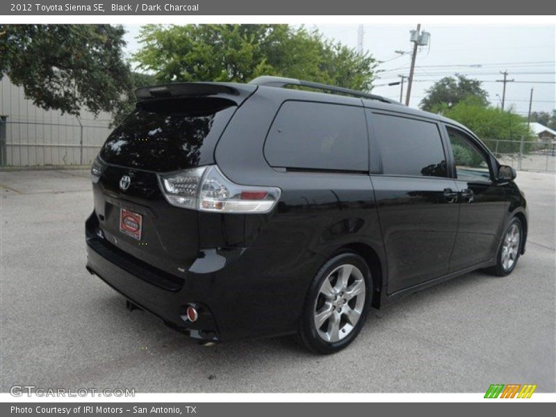 Black / Dark Charcoal 2012 Toyota Sienna SE