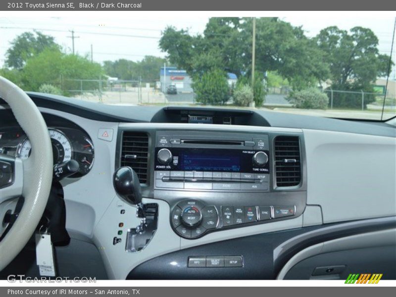 Black / Dark Charcoal 2012 Toyota Sienna SE