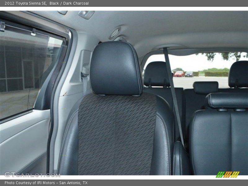 Black / Dark Charcoal 2012 Toyota Sienna SE