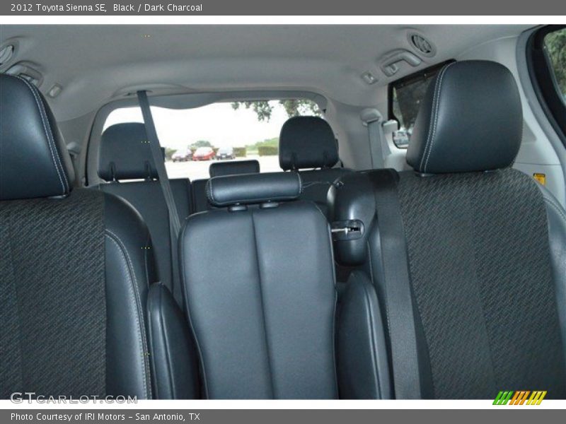 Black / Dark Charcoal 2012 Toyota Sienna SE